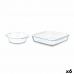 Set of trays Transparent Borosilicate Glass 800 ml 1,8 L (6 Units)