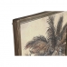 Jeu de 4 tableaux DKD Home Decor Palmiers Colonial 200 x 4 x 120 cm