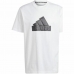 Kortærmet T-shirt til Mænd Adidas FI BOS T IN1623 Hvid