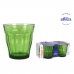 Glassæt Duralex Picardie Grøn 310 ml (4 enheder)