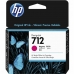 Оригиална касета за мастило HP HP 712 Пурпурен цвят