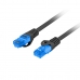 Sieťový kábel UTP kategórie 6 Lanberg PCF6A-10CC-0300-BK
