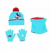 Καπέλο, Γάντια και Κασκόλ Gaiter Mickey Mouse Happy smiles Μπλε Κόκκινο