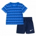 Conjunto de Desporto para Bebé Nike Swoosh Stripe Azul