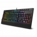 Tastatur med Gamingmus Krom Kalyos RGB Svart