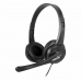 Ακουστικά με Μικρόφωνο NGS VOX505 USB 32 Ohm Μαύρο