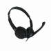 Ακουστικά με Μικρόφωνο NGS VOX505 USB 32 Ohm Μαύρο