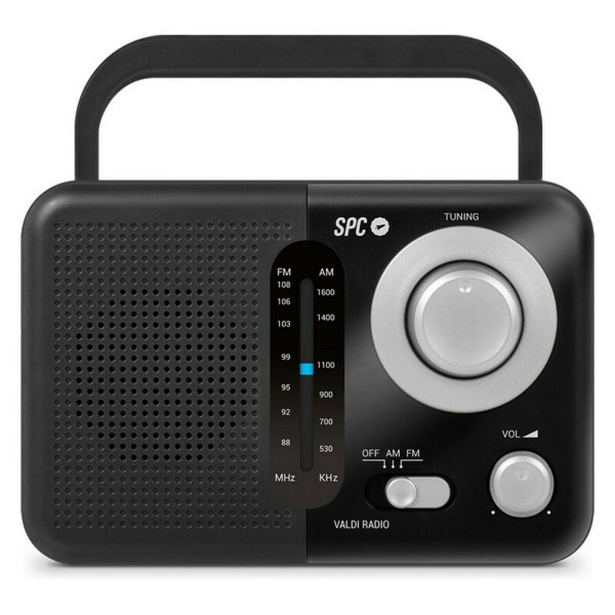 Radio SPC SPC Valdi Sort