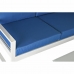 Sofá de Jardín DKD Home Decor Azul Poliéster Aluminio (192 x 192 x 92 cm)  