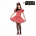 Costume for Children Th3 Party Red Minnie Mouse Fantasy (2 Pieces)