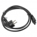 Захранващ кабел Lanberg SCHUKO CEE 7/7 A IEC320 C5 Черен