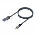 USB A til USB C-kabel Aisens A107-0632 1,5 m Grå