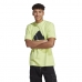 Heren-T-Shirt met Korte Mouwen Adidas  BOST T IN1627 Groen