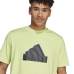 Camiseta de Manga Corta Hombre Adidas  BOST T IN1627 Verde