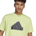 Koszulka z krótkim rękawem Męska Adidas  BOST T IN1627 Kolor Zielony