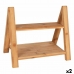 Serving board Viejo Valle Double height Bamboo 33 x 19,5 x 18 cm (2 Units)