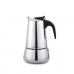 Moka Konvice Feel Maestro MR-1660-4 Černý Stříbřitý Nerezová ocel 18/10 200 ml 4 Šalice