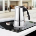 Italian Coffee Pot Feel Maestro MR-1660-4 Black Silver Stainless steel 18/10 200 ml 4 Cups