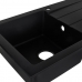 Sink with One Basin Maidsinks 1D volcano 76 x 44 cm Black