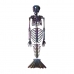 Décoration d'Halloween My Other Me Chrome Squelette Sirène Gris 37 cm