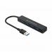 Hub USB Conceptronic C4PUSB3 Zwart