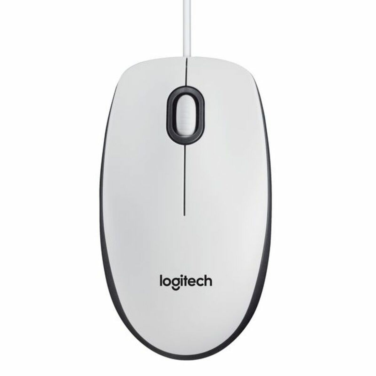 Optical mouse Logitech B100 White 800 dpi (1 Unit)