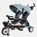 Carrinho de passeio para bebê New Giro Twin Gemelar Turquesa 125 x 51 x 110 cm