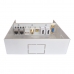 Priključna kutija za audiovizualne kablove Aisens A127-0340 Bijela