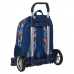 Schulrucksack mit Rädern Hot Wheels Speed club Orange Marineblau 32 x 42 x 14 cm