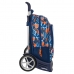 Schoolrugzak met Wielen Hot Wheels Speed club Oranje Marineblauw 32 x 42 x 14 cm