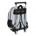 Школьный рюкзак с колесиками F.C. Barcelona Серый 27 x 33 x 10 cm
