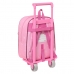 Школьный рюкзак с колесиками Barbie Girl Розовый 22 x 27 x 10 cm