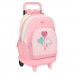 Školní taška na kolečkách BlackFit8 Globitos 33 x 45 x 22 cm Růžový