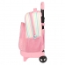 Školní taška na kolečkách BlackFit8 Globitos 33 x 45 x 22 cm Růžový