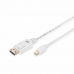 Kabel DisplayPort Mini a DisplayPort Digitus AK-340102-020-W Bílý 2 m