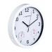 Zegar Ścienny Esperanza EHC016W Biały Szkło Plastikowy 25 cm