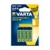 Atkārtoti Uzlādējamas Baterijas Varta 800 mAh 1,2V (4 gb.)