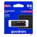 USB Memória GoodRam UME3 Fekete 64 GB