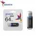 Memória USB Adata C906 Preto Multicolor 64 GB