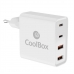 USB Kabelis CoolBox COO-CUAC-100P Balts