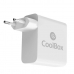 USB-kaabel CoolBox COO-CUAC-100P Valge