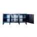 TV omarica Home ESPRIT Črna Kovina 120 x 40 x 58 cm