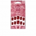 Uñas Postizas Elegant Touch Polished Colour Redondeada Rich Red (24 uds)