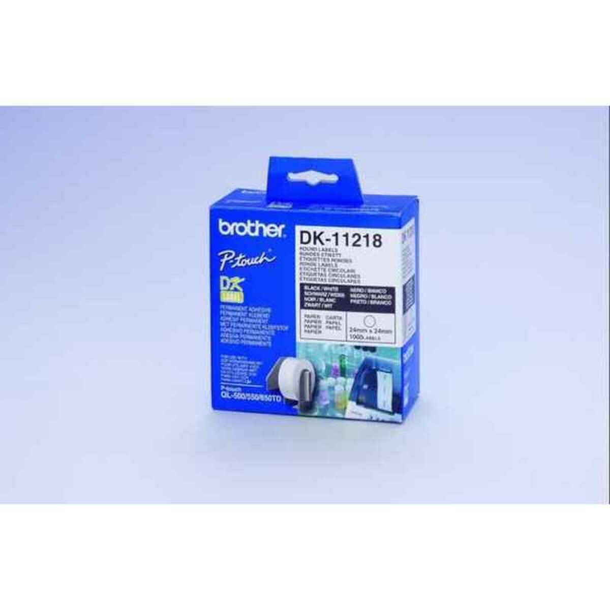 Printer labels Brother DK11218 Hvid
