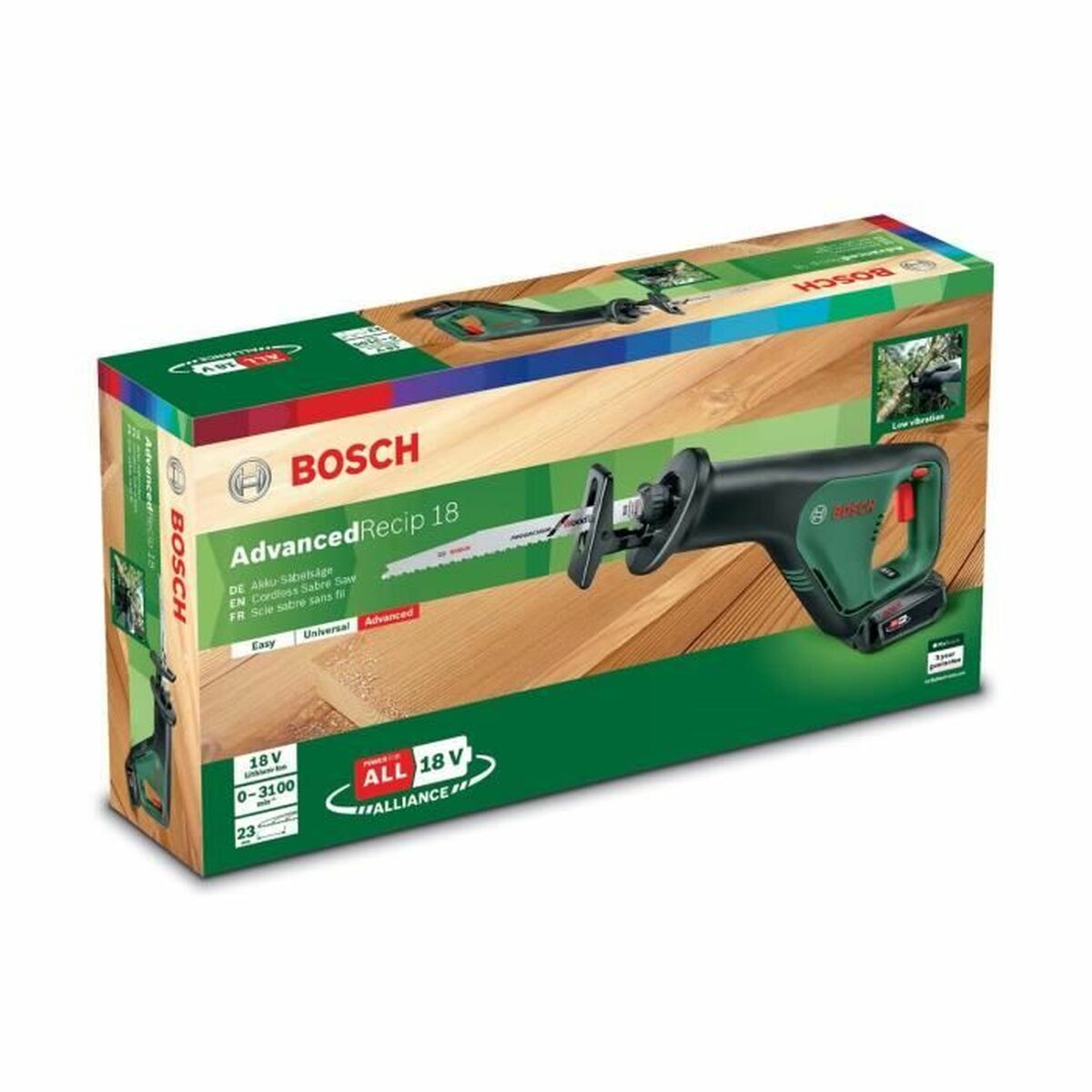 Motorová pila BOSCH AdvancedRecip 18