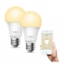 Smart Glühbirne LED TP-Link L510E(2-pack) Wifi E27 8,7 W 2700K E27 806 lm (2 uds)
