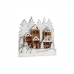 Декоративная фигура Белый Коричневый Деревянный Городок 44 x 44,7 x 6 cm Рождество