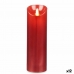 Stearinlys LED Rød 8 x 8 x 25 cm (12 enheter)
