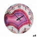 Nástěnné hodiny Mramor Růžový Sklo 30 x 4 x 30 cm (4 kusů)