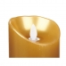 Lumânare LED Auriu* 8 x 8 x 10 cm (12 Unități)